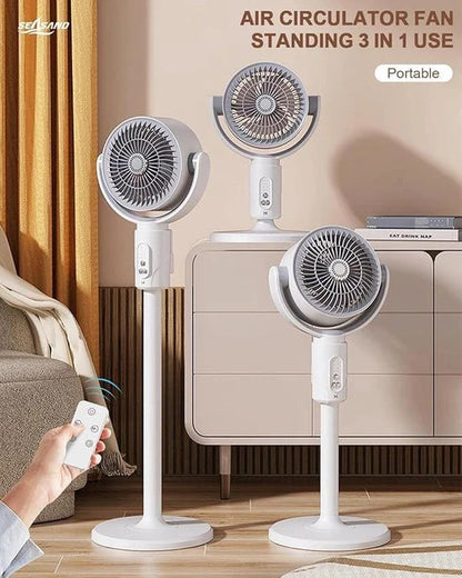 Air Circulator Pedestal Fan 75W High-Velocity Cooling